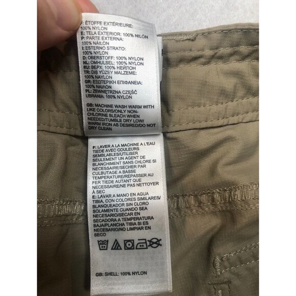The North Face Horizon Tempest Pants A7S7 Outdoors Hiking Tan Khaki Women's 4 - Picture 11 of 11